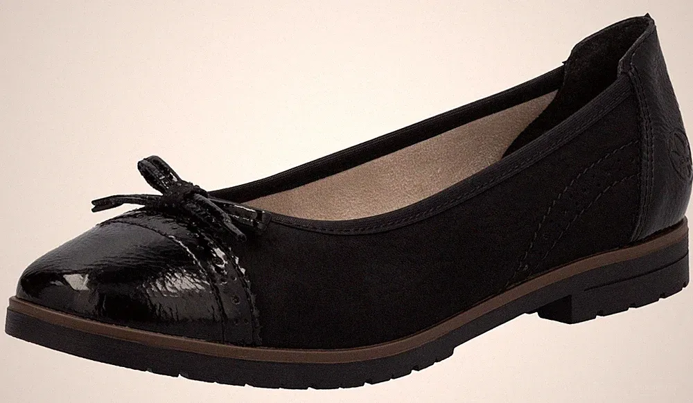 RIEKER Ballerina Loafer, Schlupfschuh, Flats, Slipper, Businessschuh,Gr.39