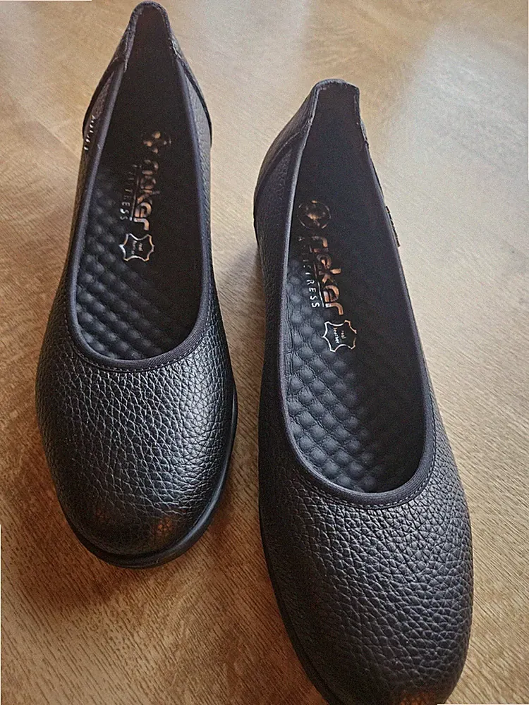 Rieker Damen Loafer Halbschuhe Ballerinas Freizeitschuh Größe 40