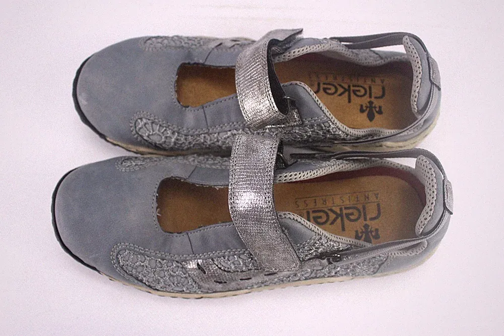 Rieker Gr.37 Damen Halbschuhe Ballerinas Slipper Loafers Sommer TOP M 248