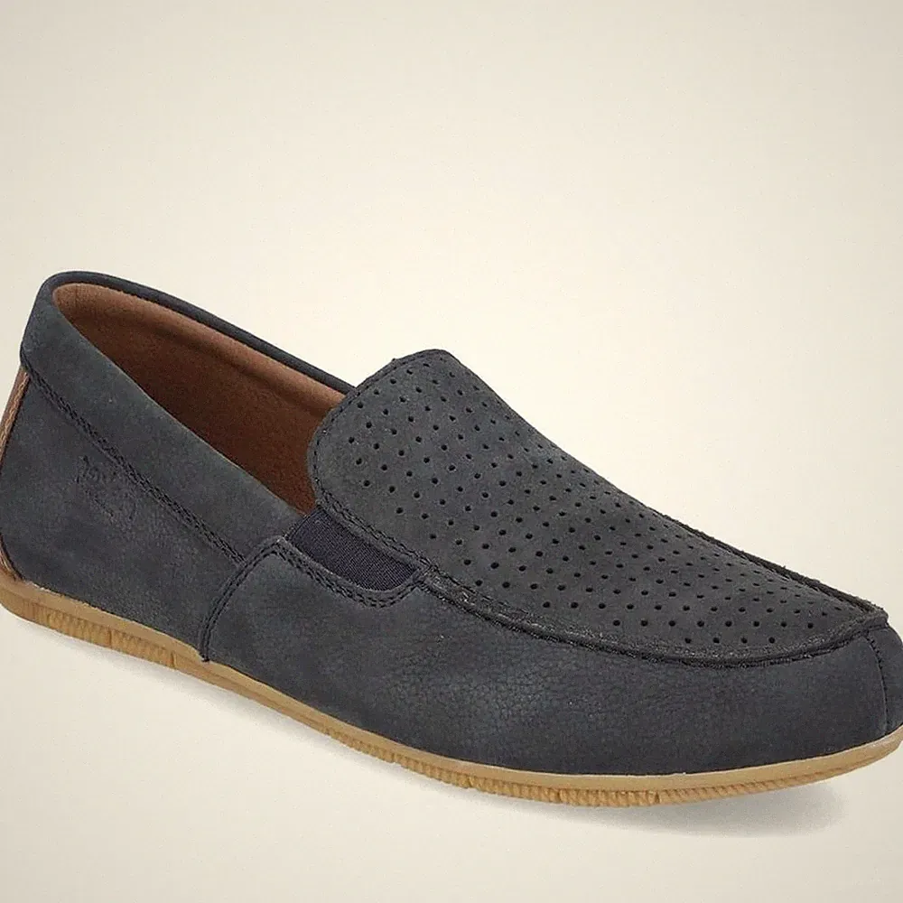 Rieker Herren Blaue Leder Loafer Elegant 09555-14