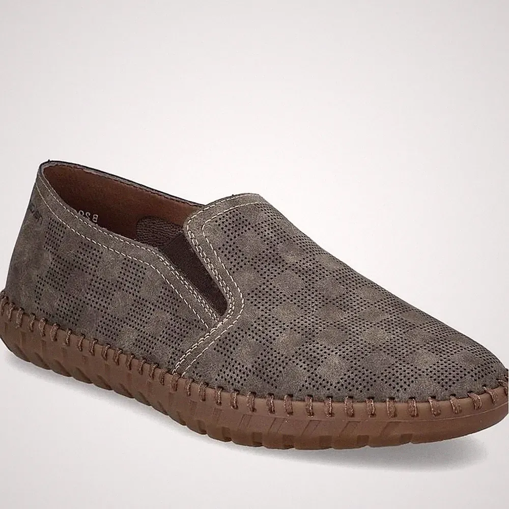 Rieker Herren Braune Leder Loafer Freizeit B2965-25
