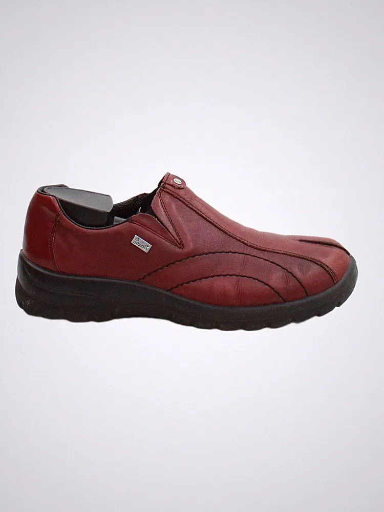 Rieker Herrenschuhe UK 6 hellbraun 100% Leder Halbschuh
