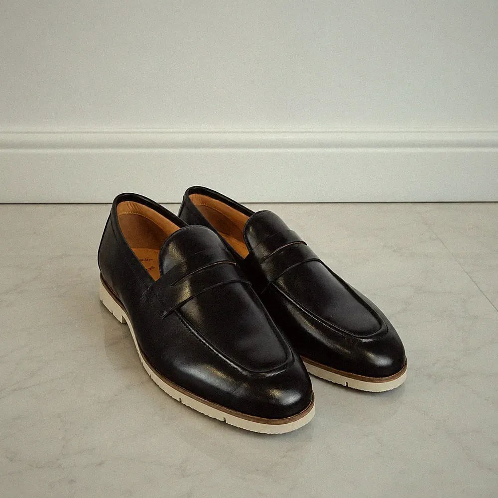 Roberto Botticelli Halbschuhe Leder schwarz - EU 42 - neu