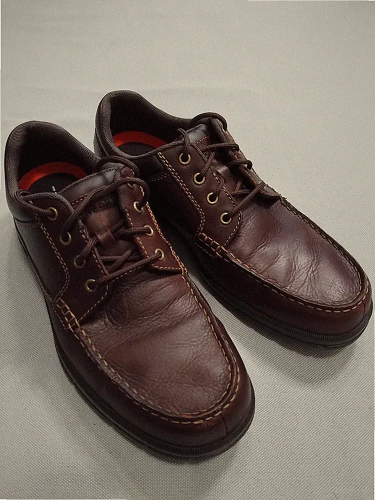 Rockport Adiprene Adidas Walkability Herren Leder Halbschuhe Schuhe Größe UK 9 US9,5