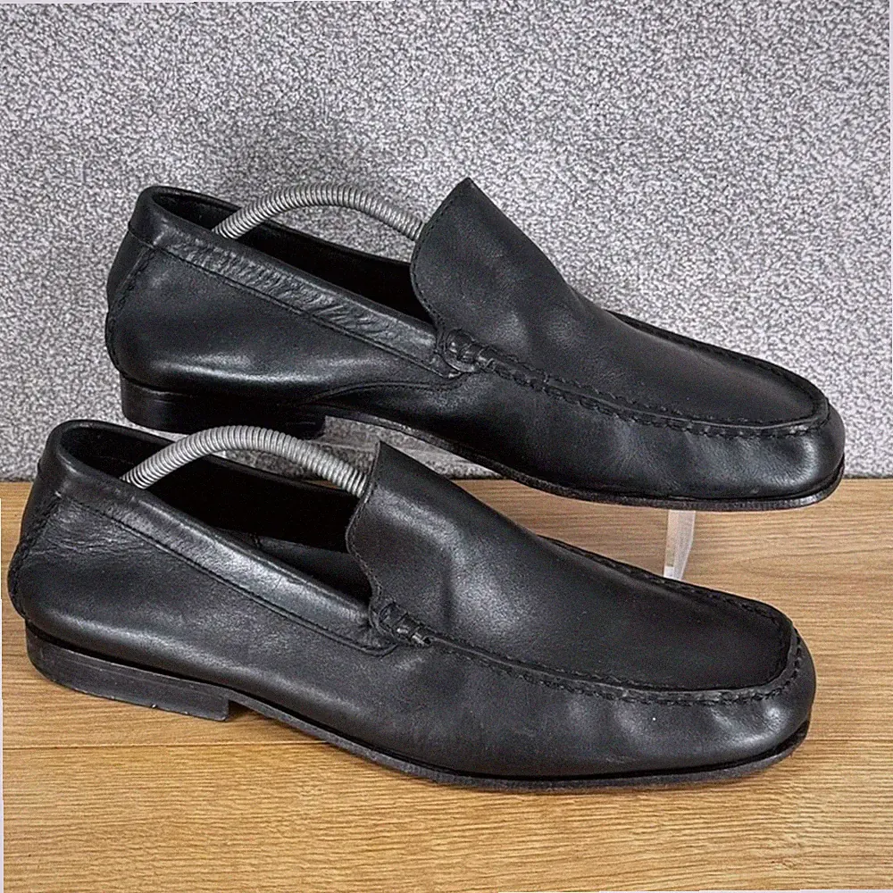Rockport Dynamic Suspension System Schwarz Leder Halbschuhe Herren UK 9,5 Weite