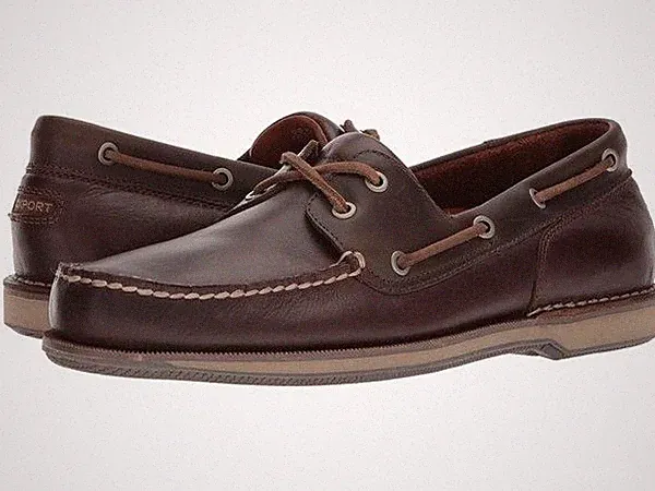 Rockport Herren Leder Halbschuhe Braun Gr. US 6 32139823 [U]