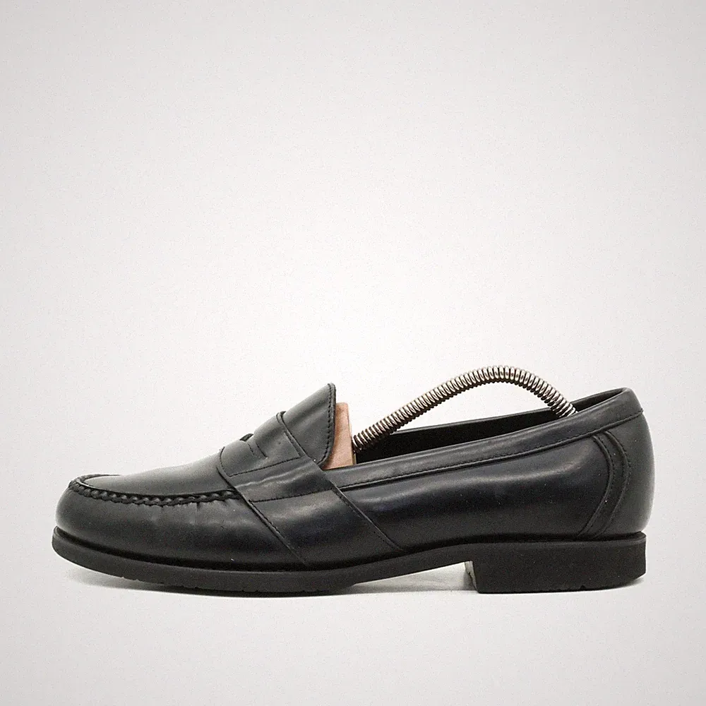 Rockport Herren M2528 Slipper Schwarz Leder Atmungsaktiv Loafer EU 44