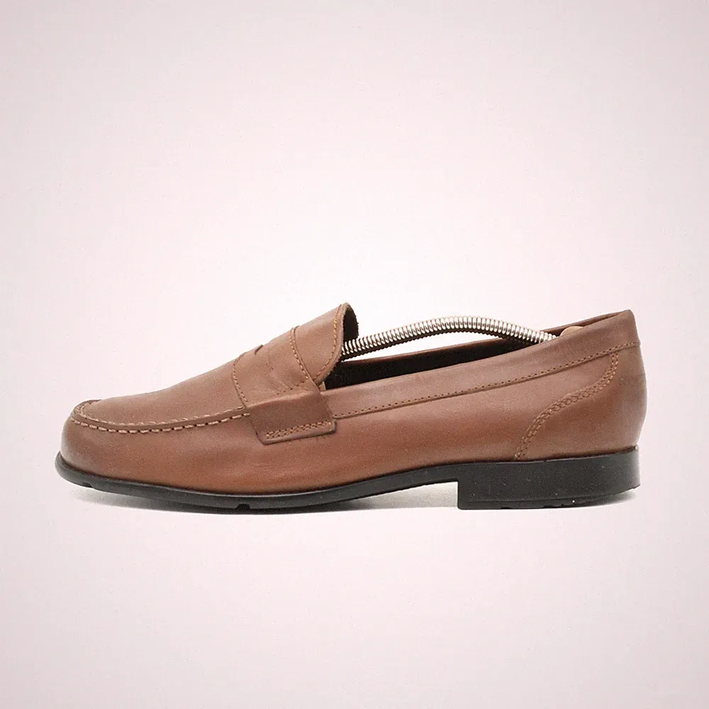 Rockport Herren M76444 Slipper Braun Leder truTECH, truTECH Loafer EU 44.5