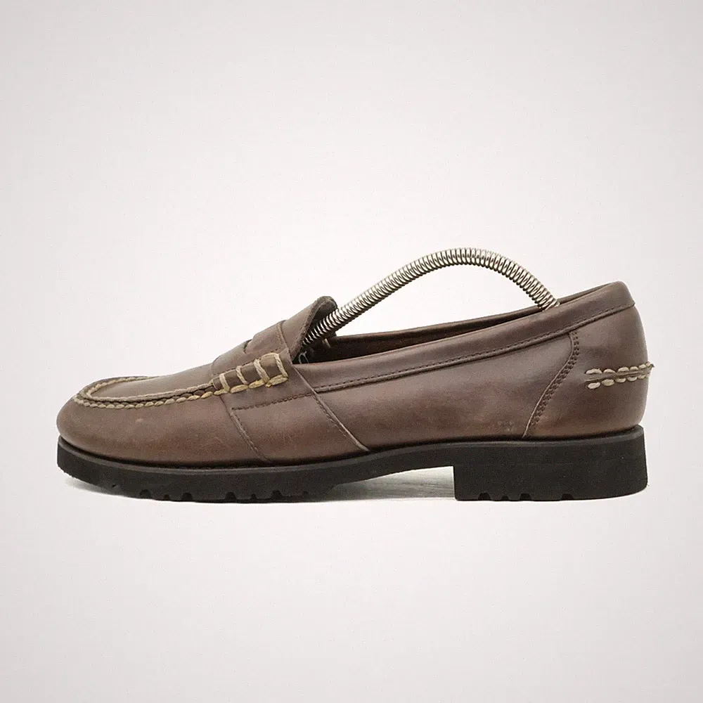 Rockport Herren Slipper EU 44,5 M 2903 Braun Classic Penny Loafer