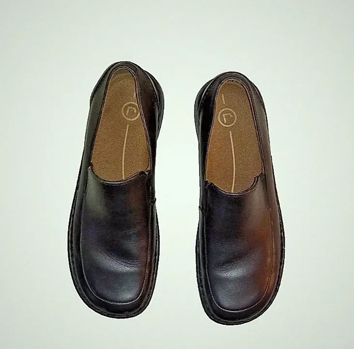 Rockport New Womens Size 8 Black Leather Slip On Loafer Shoes Comfort