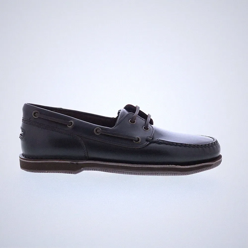 Rockport Perth K54692 Mens Brown Wide Loafers & Slip Ons Boat Shoes