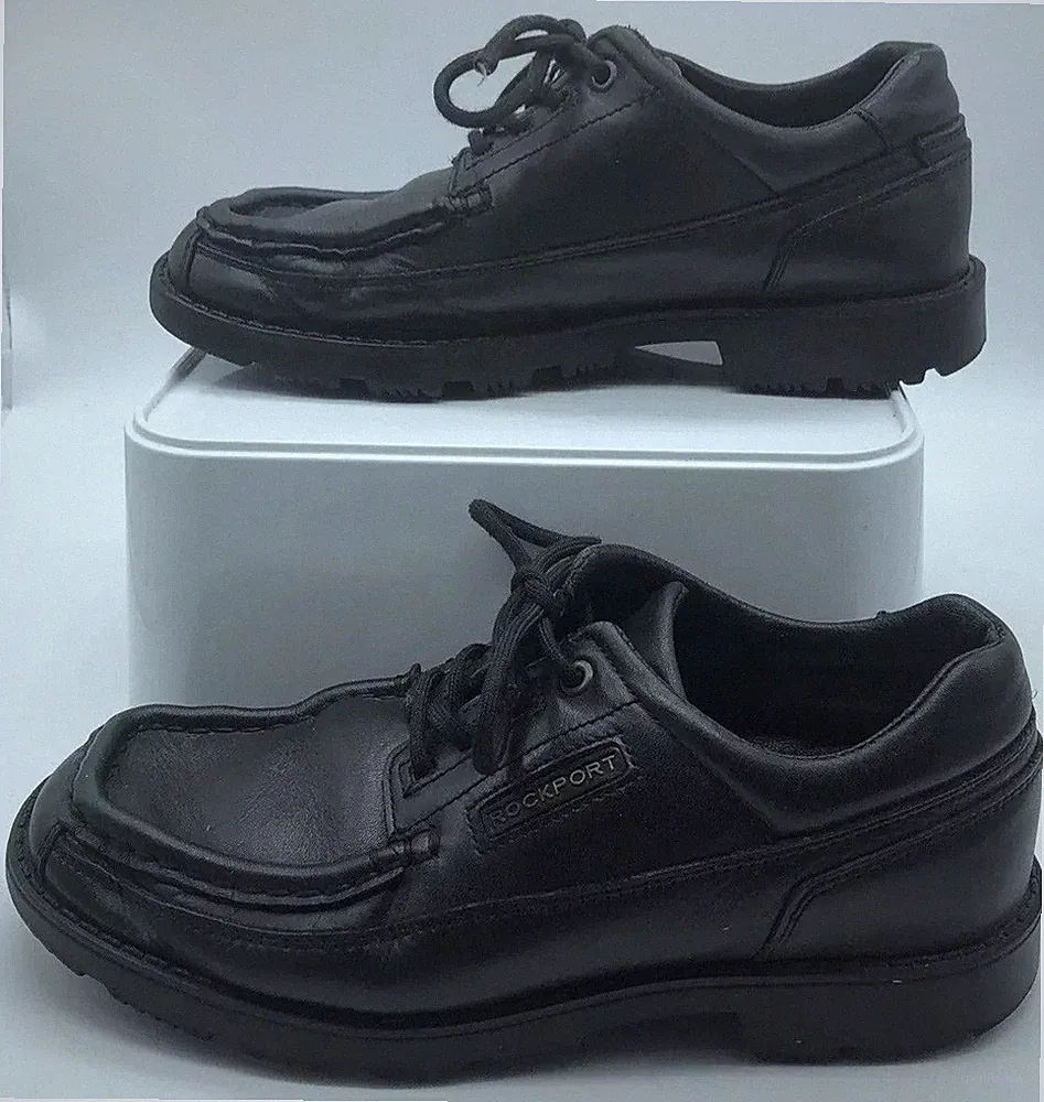 Rockport Schuhe Größe 3,5 Eur 36,5 schwarz Schule formell Schnürschuhe