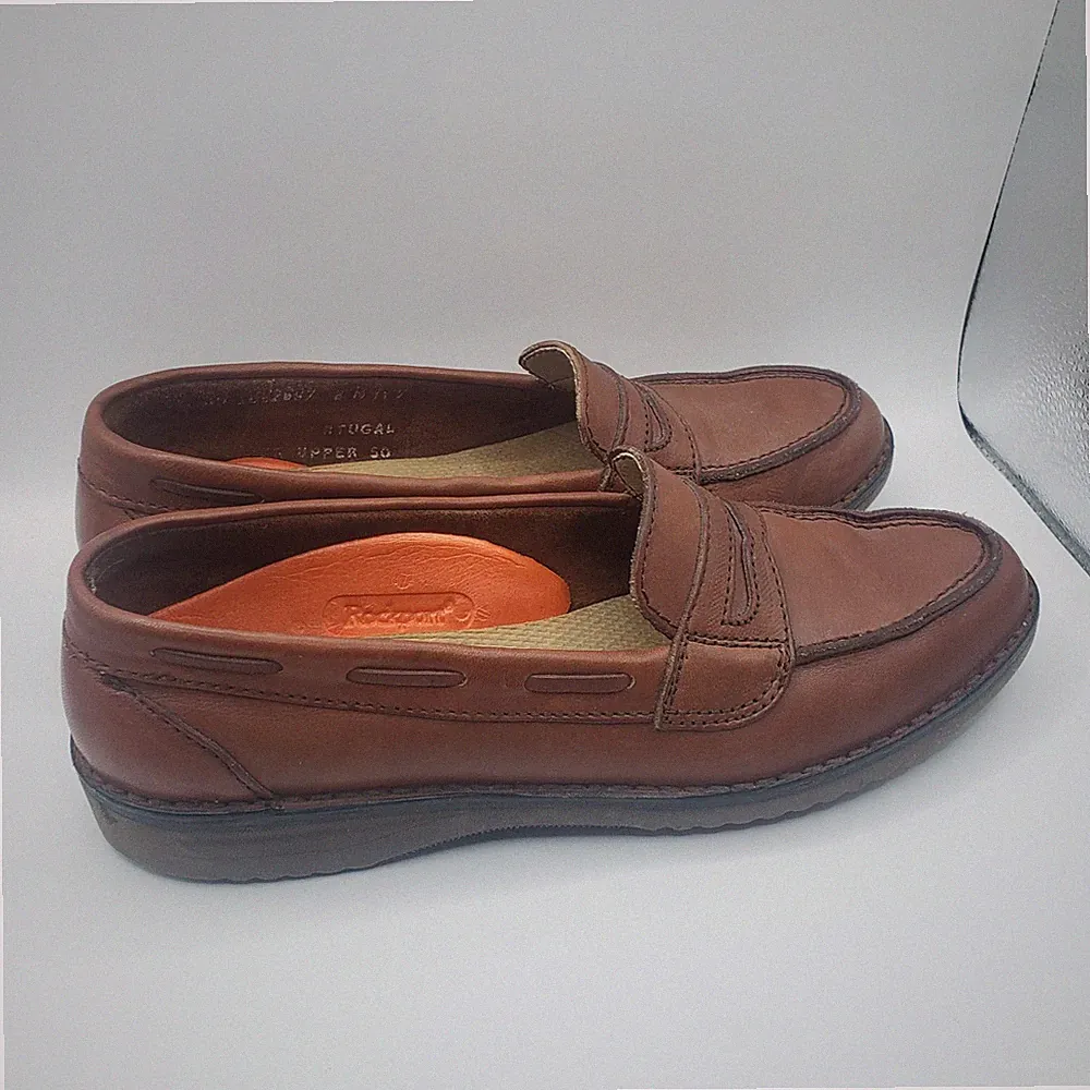 Rocsports by Rockport ProWalker with Vibram sole men’s size 8 brown loafer