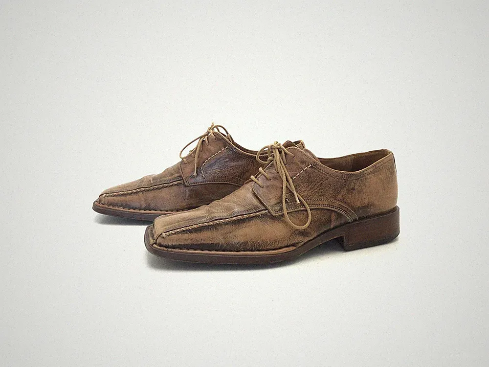 Roland Herren Halbschuhe Schnürer Loafers Comfort Braun Gr. 43 (UK 9)