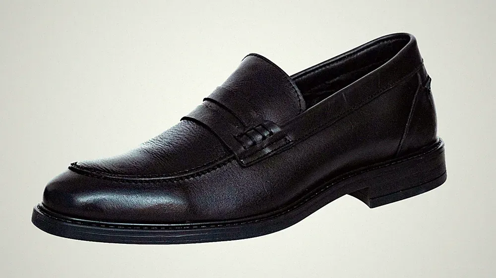 Route 83 Leder Anzugschuhe Herren schwarz Loafer Slipper Mokassins Made in Spain