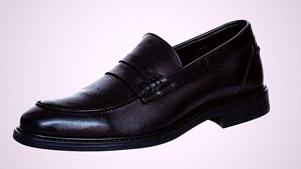 Route 83 Leder Anzugschuhe Herren schwarz Loafer Slipper Mokassins Made in Spain