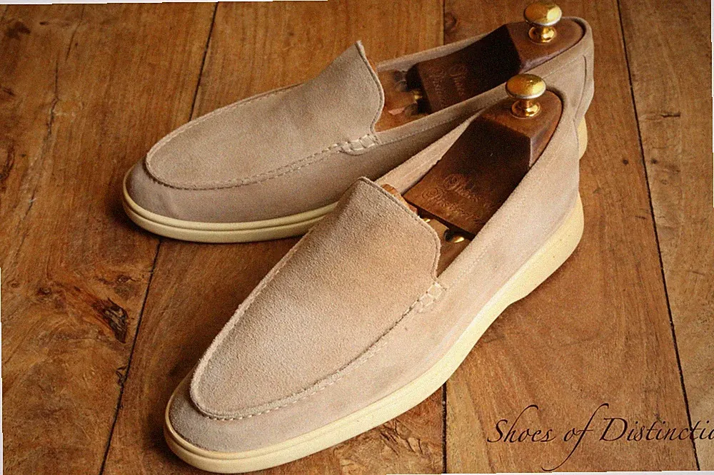 Russell & Bromley Beige Wildleder Espadrilles Halbschuhe Schuhe Herren UK 8 U...