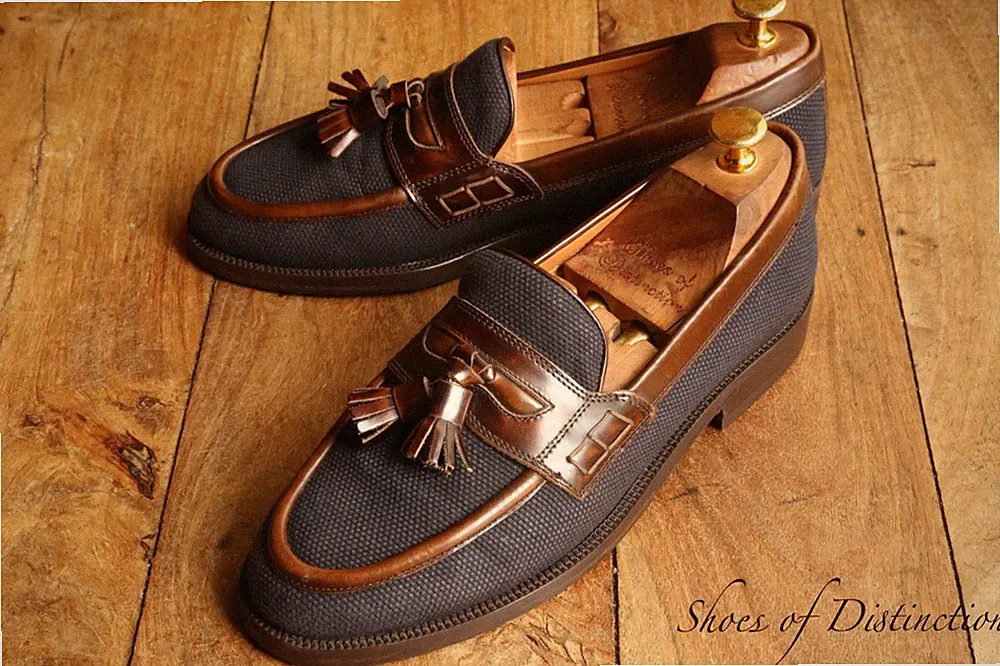 40.5 Loafer mit Quasten