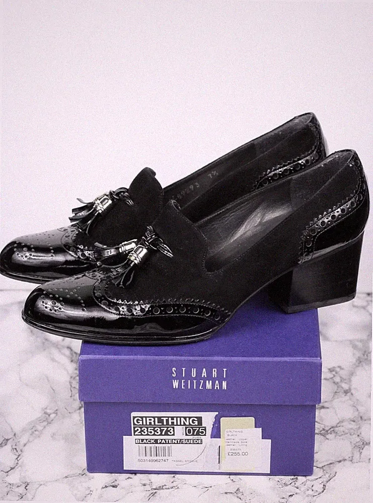 Russell & Bromley Stuart Weitzman Girl Thing Halbschuhe, Größe UK 5,5 / EU 38,5