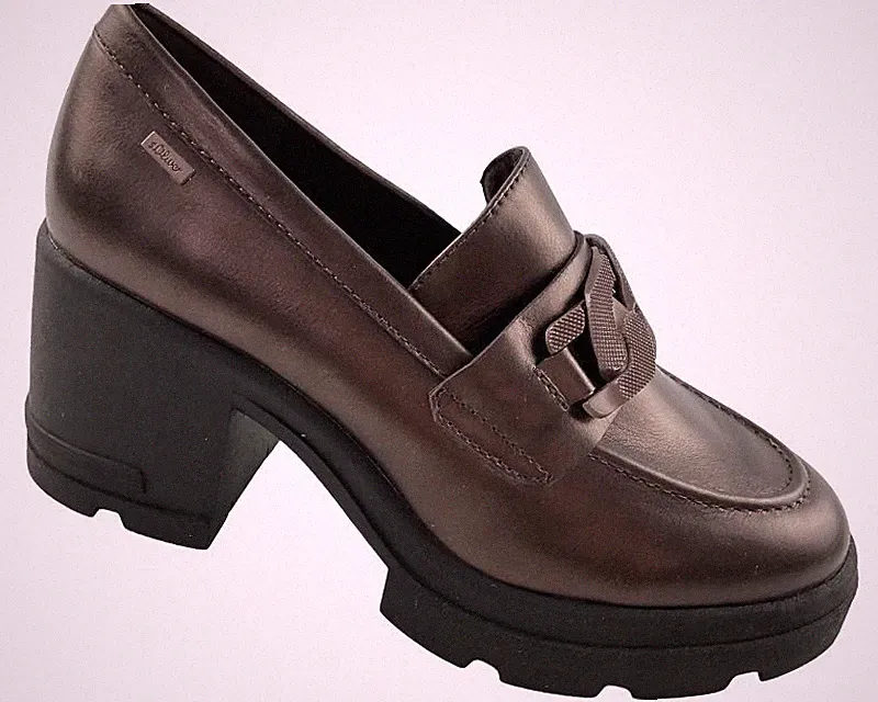 S.Oliver Damen Loafer mit Blockabsatz 24401-41 Bronce Gr.37