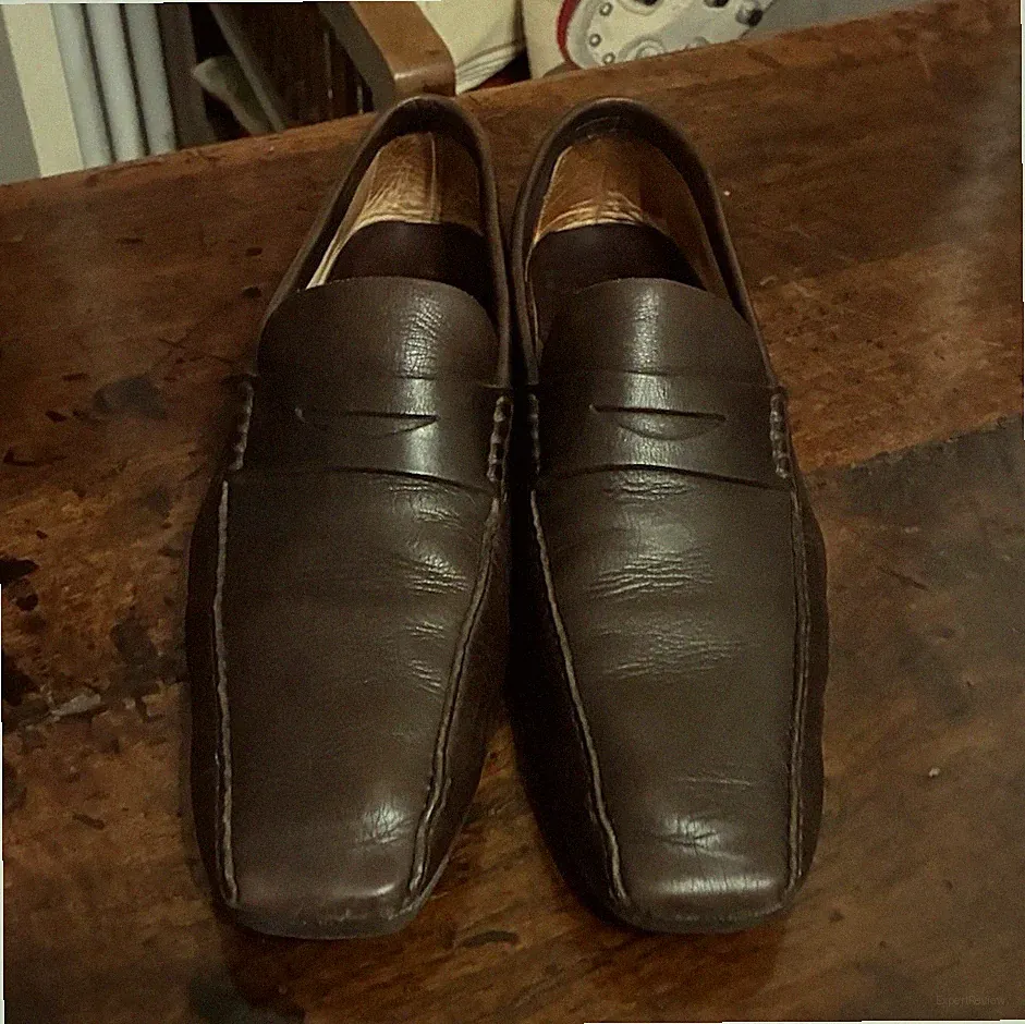 Dunkelbraune Loafers Herren