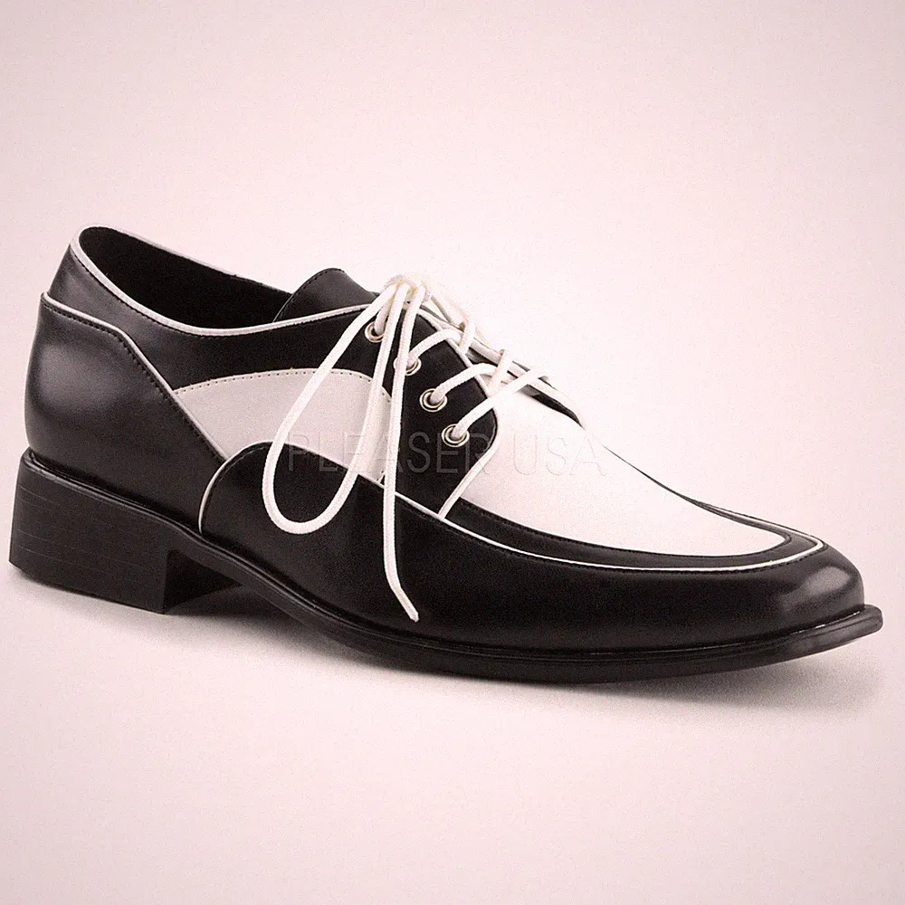 SALE! Funtasma Herren Kostüm Schnürer Loafer-04 schwarz/weiß