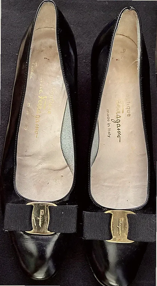 Salvatore Ferragamo Ballerina Modell Vara Made in Italy