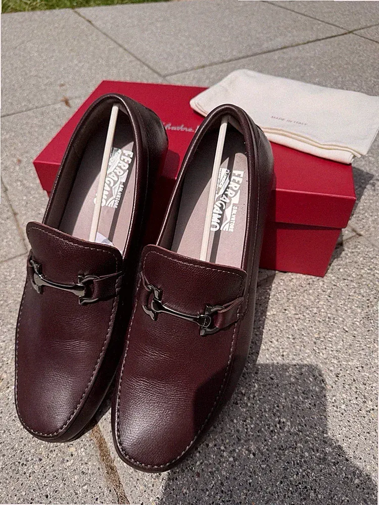 45.5 Leder-Loafer