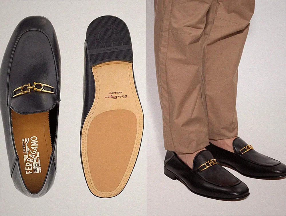 SALVATORE FERRAGAMO GANCINI MELBOURNE Mokassins Slippers Schuhe Sneakers Loafer