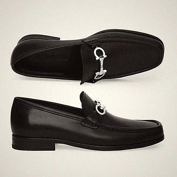 Salvatore Ferragamo Gancini Ornament Mokassins Loafer 02A881 686084 145239853