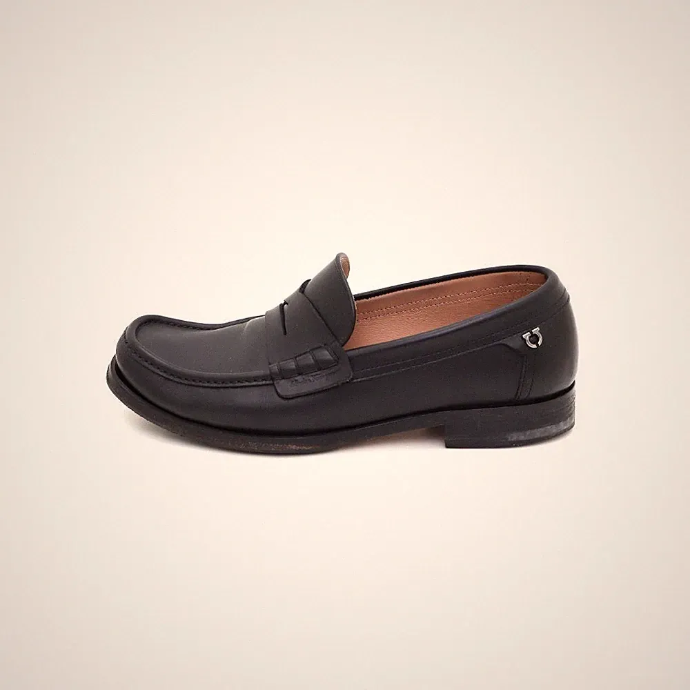 Salvatore Ferragamo Gancini Penny Leder Halbschuhe für Herren 0741526 154684657 [U]