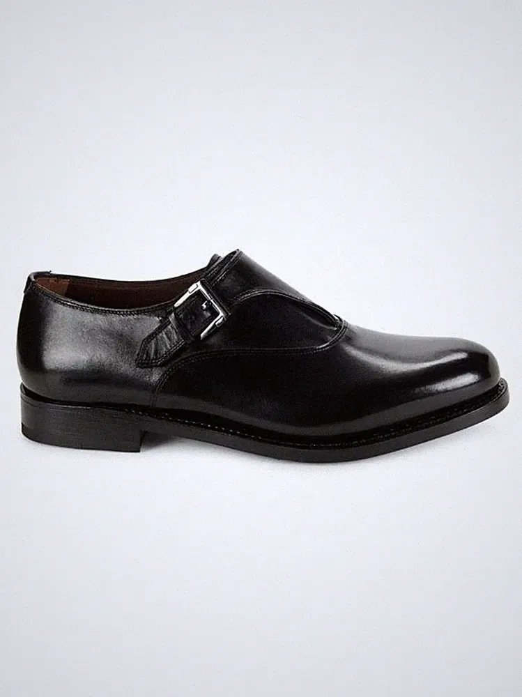 SALVATORE FERRAGAMO Herren Angiolo Halbschuhe Schwarz Größe EU 42 UVP 1390£
