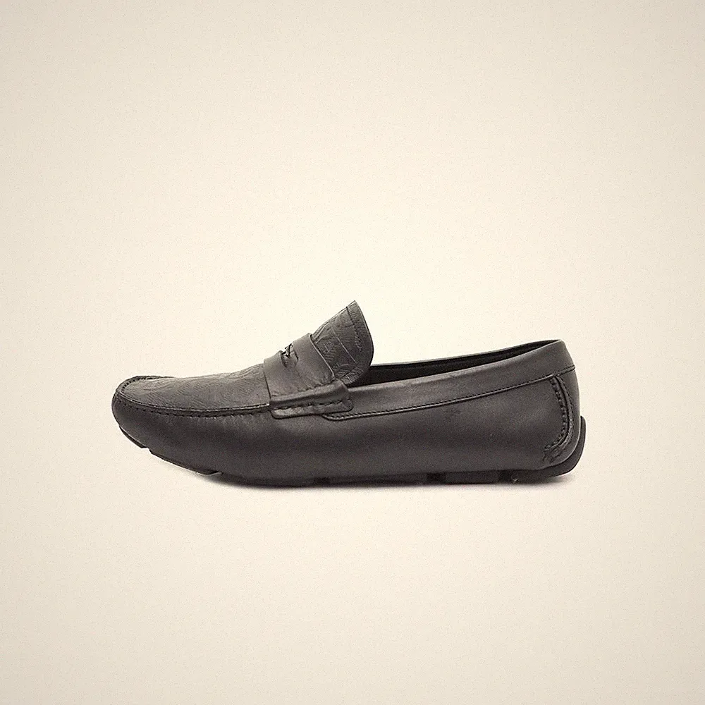 Salvatore Ferragamo Leder Fahrhalbschuhe mit Gancini Muster 152197227 [U]