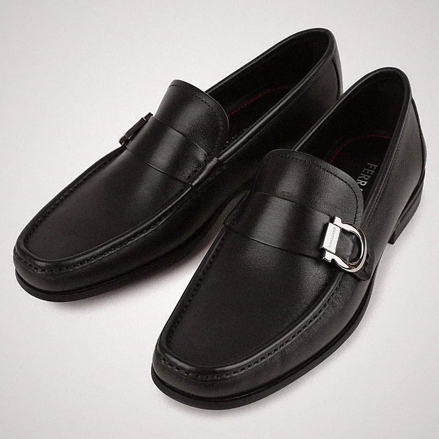 Salvatore Ferragamo Moosach-Mokassins Schwarz 775114 140490517