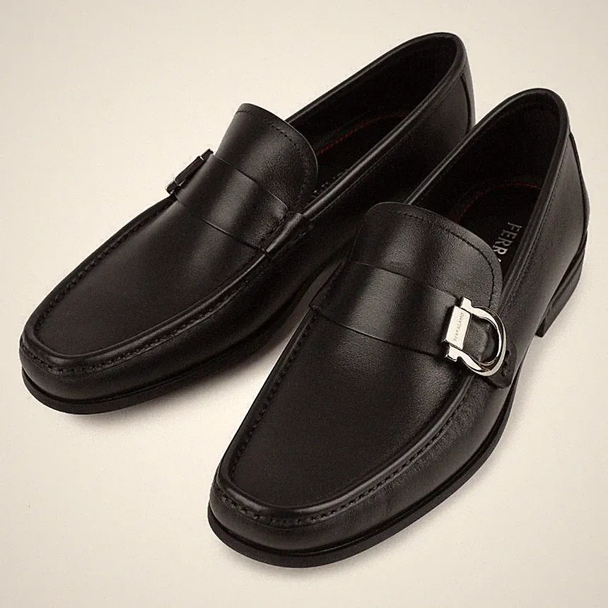 Salvatore Ferragamo Moosach-Mokassins Schwarz 775114 140490517 [U]