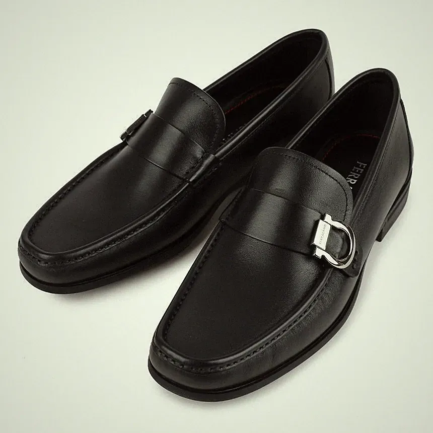 Salvatore Ferragamo Moosach-Mokassins Schwarz 775114 140490517 [U]