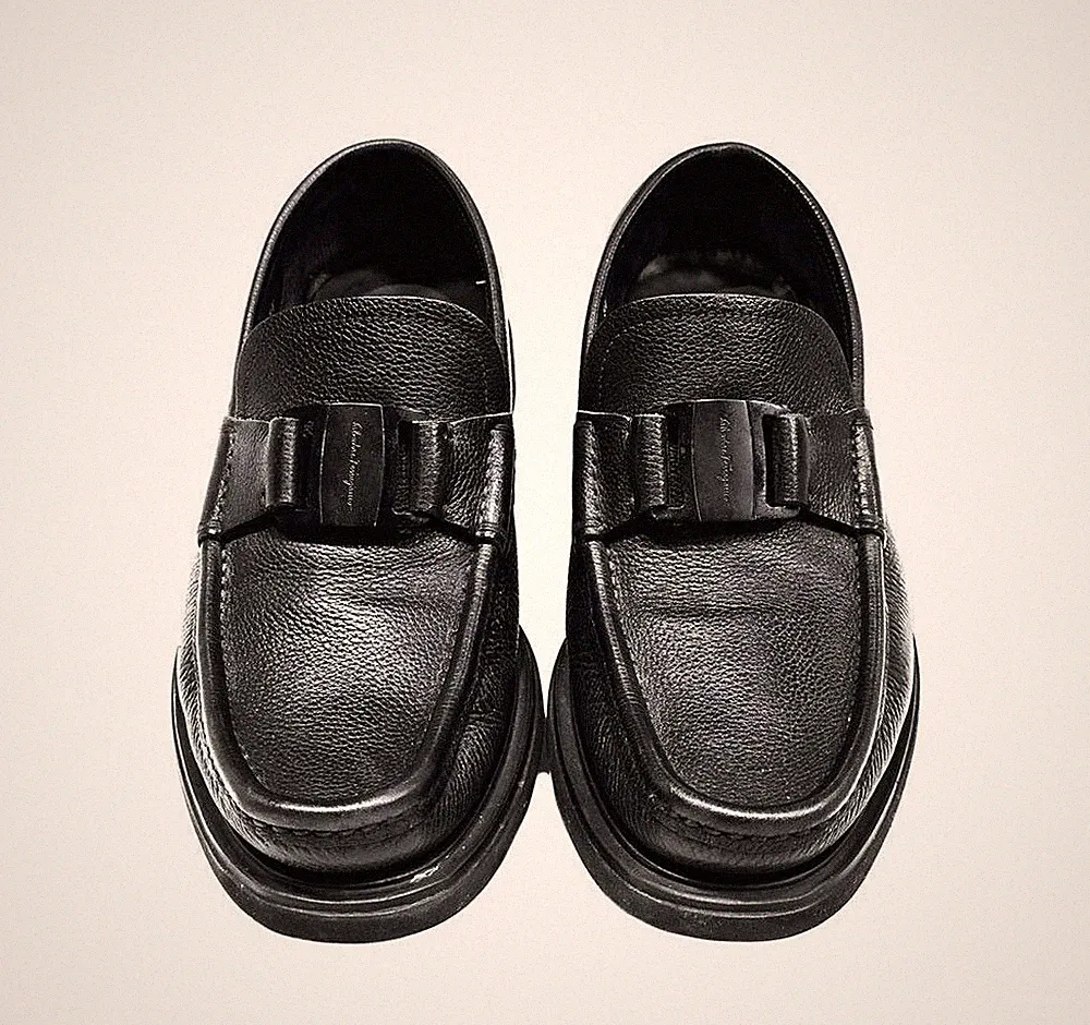 Salvatore Ferragamo Pellegrino Leder Loafer 7090047442 63187671