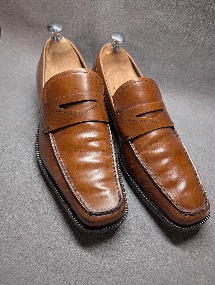 Salvatore Ferragamo Penny Halbschuhe Größe 8EE UK 7,5