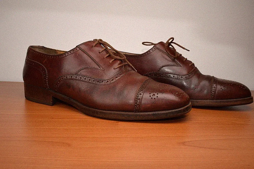 Salvatore Ferragamo Schuhe Rindsleder Top Luxory Shoes Leather Italy 42/43