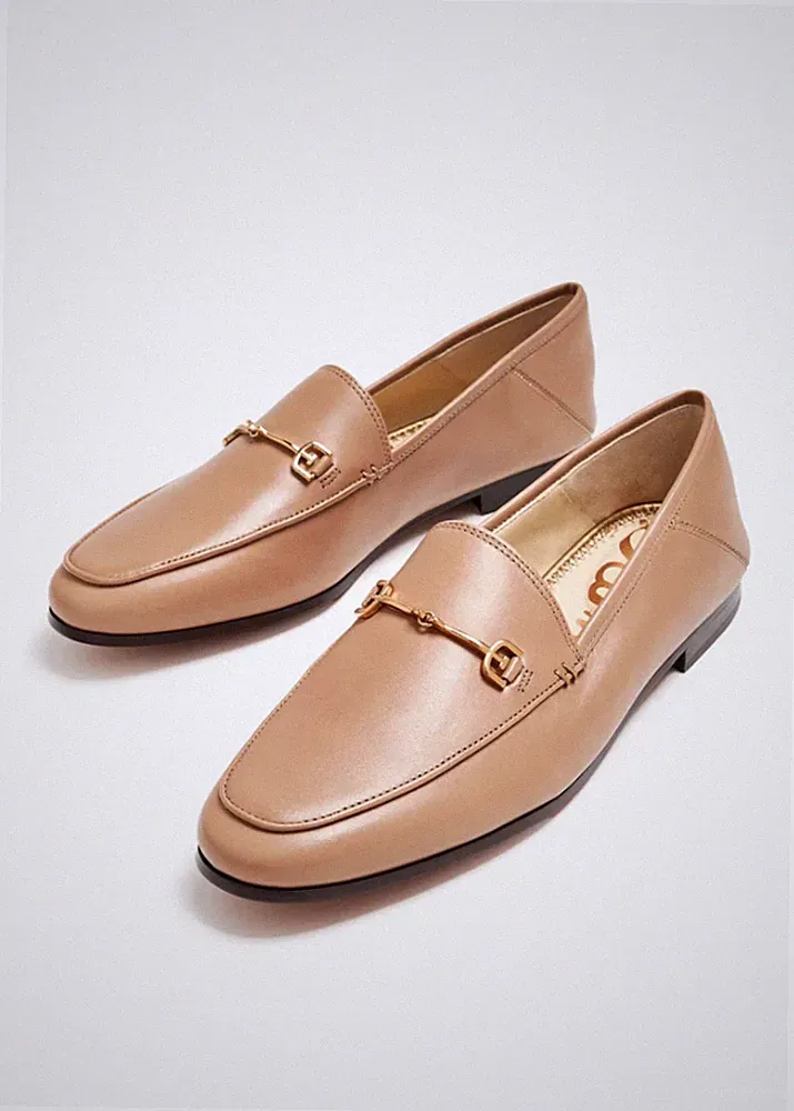 Sam Edelman Damen Loraine Halbschuhe Nude Größe EU 38 UVP 175£