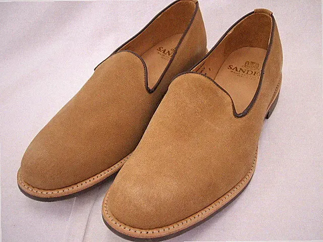Sanders Japan Collection schlichte Halbschuhe in sand Wildleder Stil 1578CS
