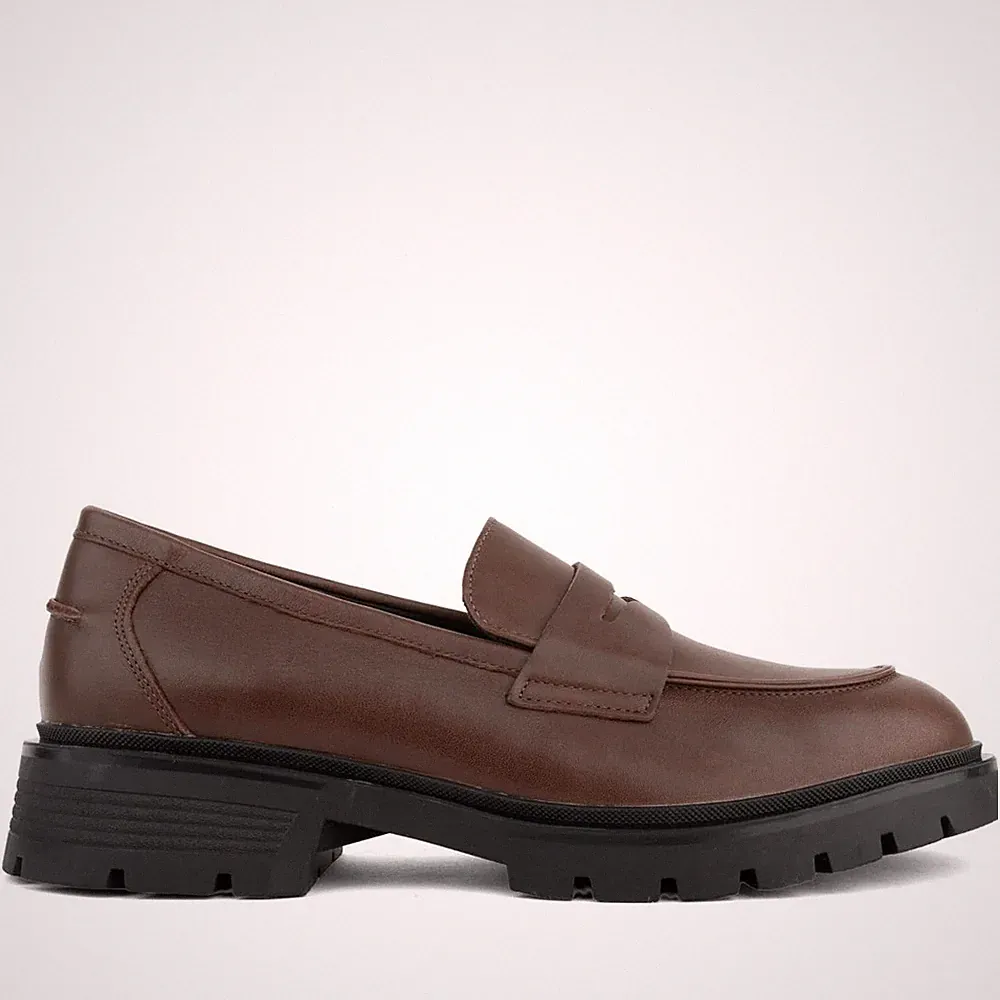 Santino Milano Damen Braune Wildleder Loafer Freizeit SAN6582-25213BRW