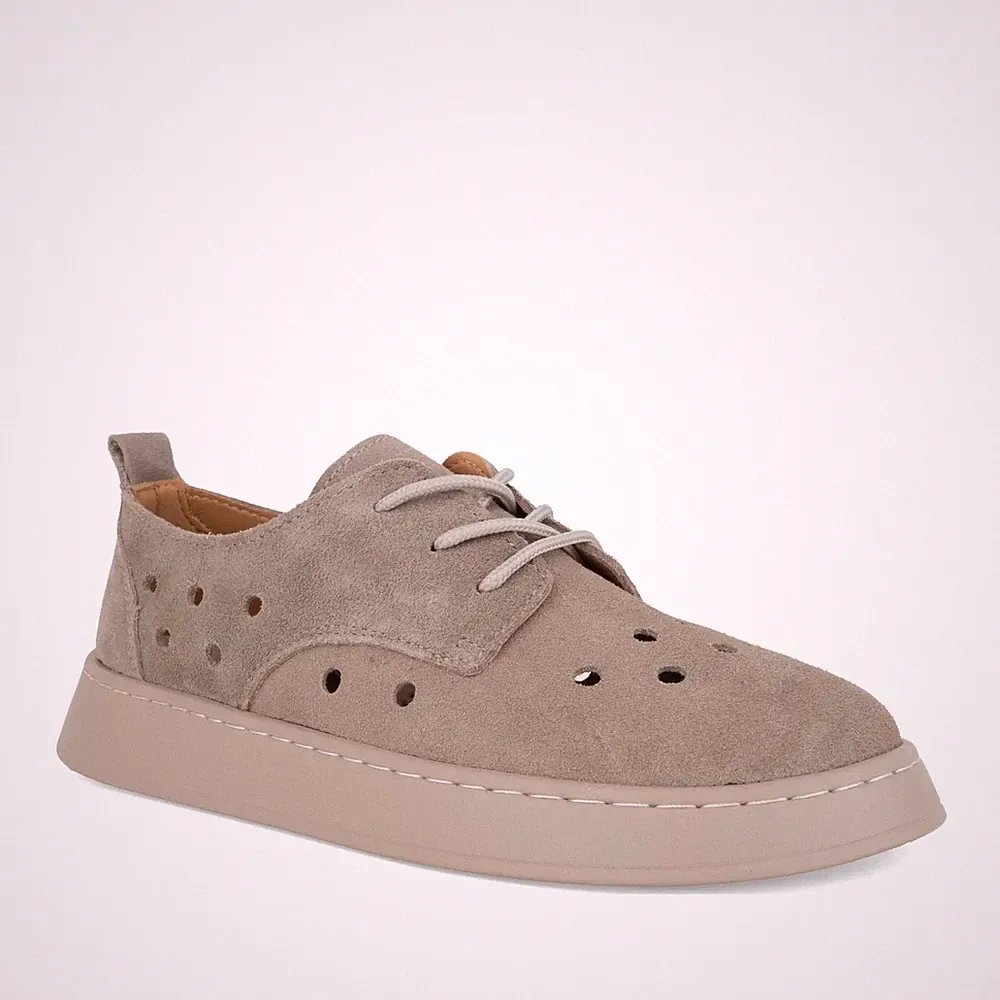 Santino Milano Damen Grüne Wildleder Keilabsatz Loafer Freizeit SAN6582-26106KHA