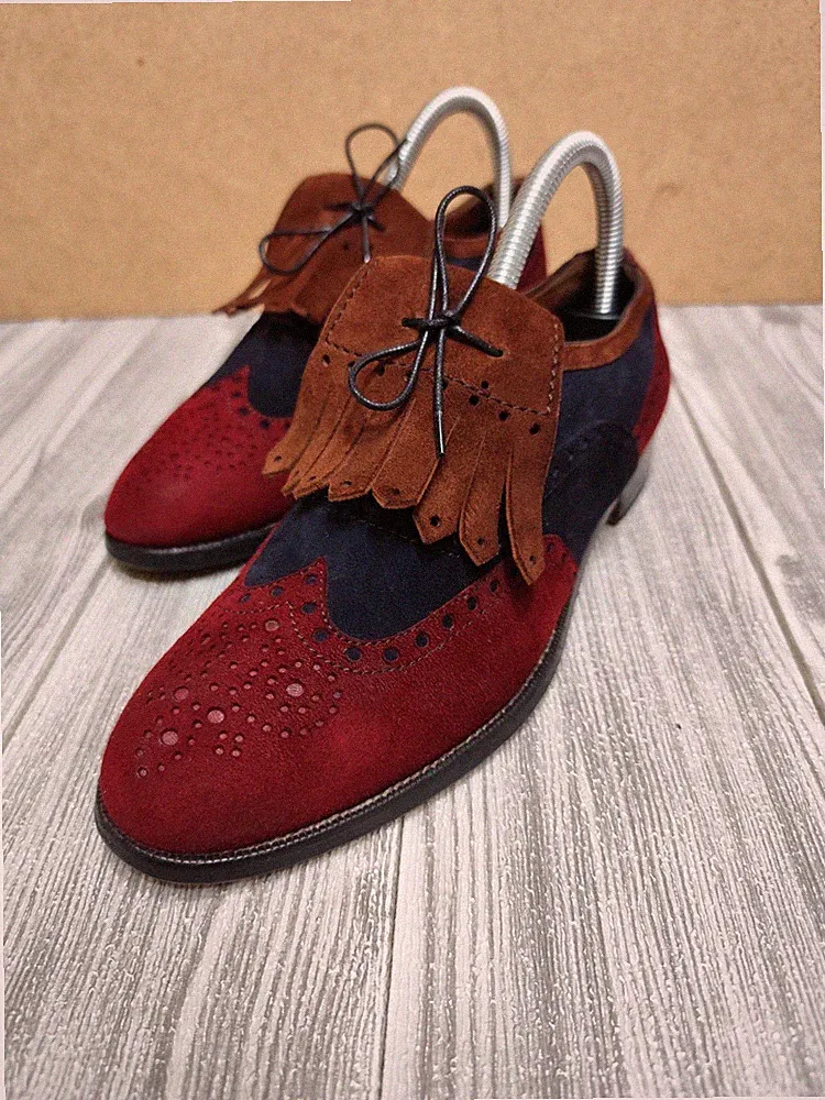 SANTONI DAMEN MOKASSIN WILDLEDER ROT - EU 37 - TOP ZUSTAND