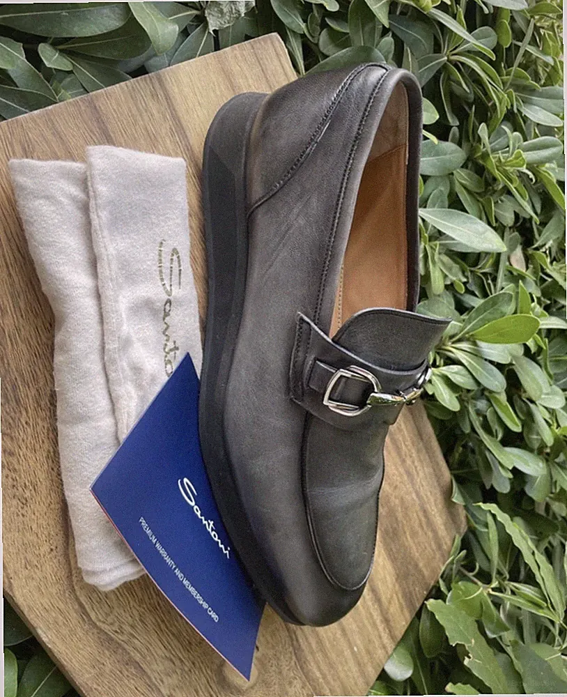Santoni Halbschuhe Horsebit UK 9
