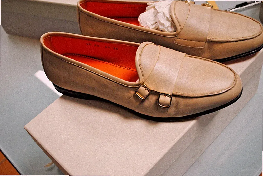SANTONI LOAFER GOODYEAR ECHTLEDER GR 42,5 850,00 KARTON SAN-26L19