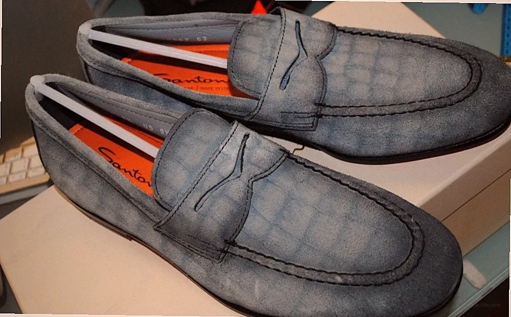 SANTONI LOAFER GOODYEAR RENTIERLEDER GR 42,5 850,00 KARTON SAN-26B3A