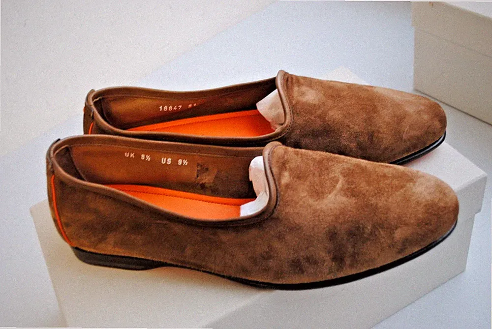 SANTONI LOAFER GOODYEAR RENTIERLEDER GR 42,5 850,00 KARTON SAN-26C01