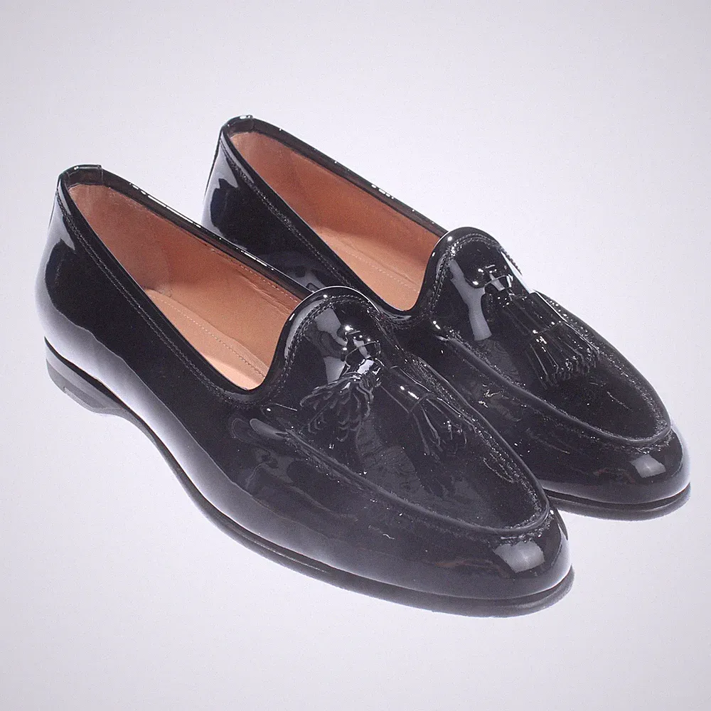 Santoni Loafers 37 EUR Schwarz Sehr gut