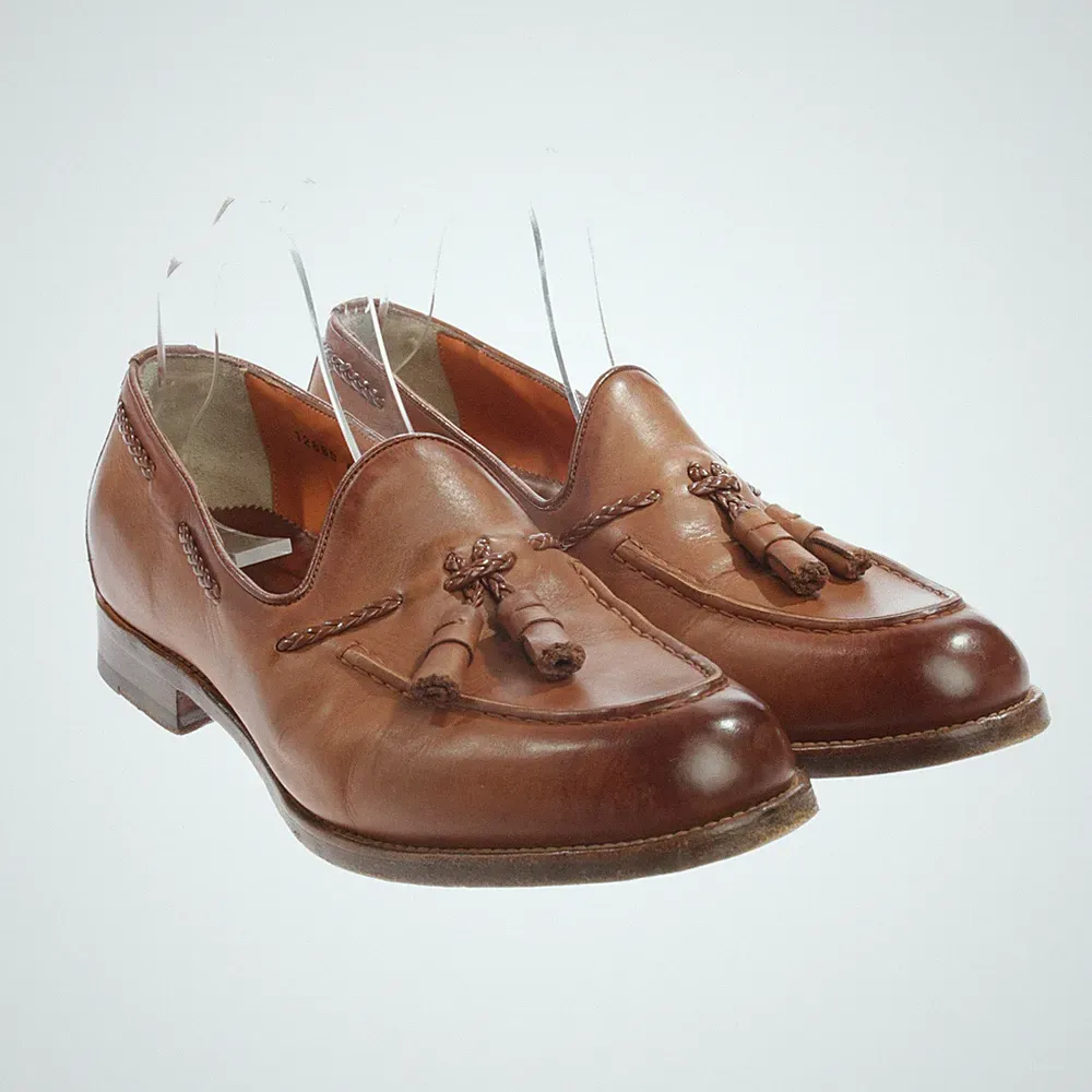 Santoni Loafers 42 EUR / 8 Braun Sehr gut